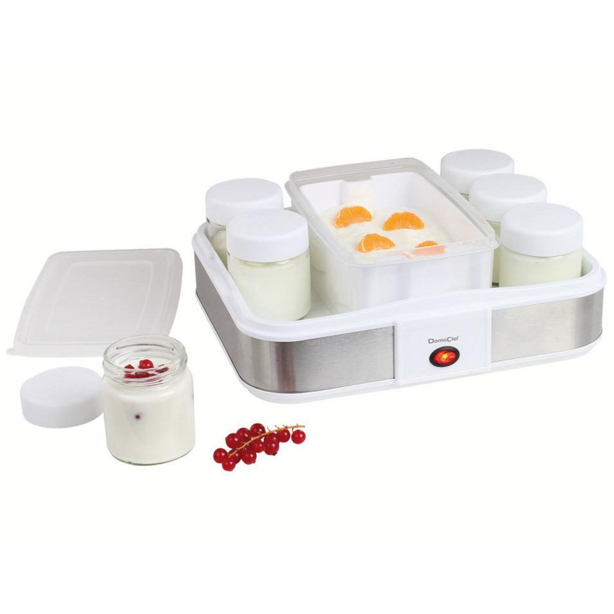 DOMOCLIP Yaourtière et fromagère 12 pots 21.5w - dop156