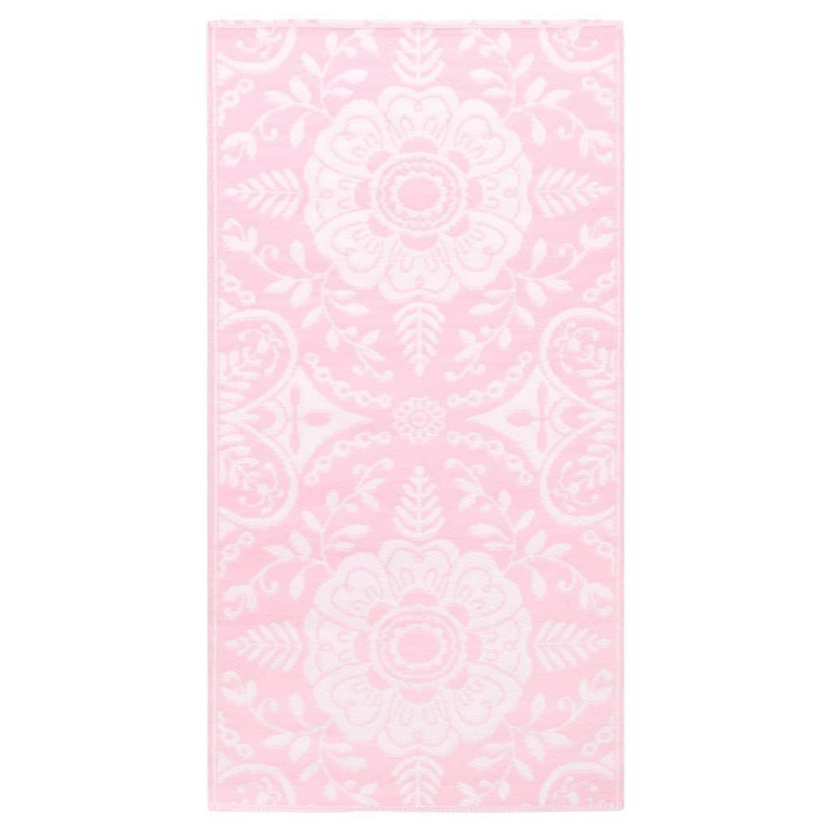VIDAXL Tapis d'exterieur ARAKIL rose 80x150 cm PP