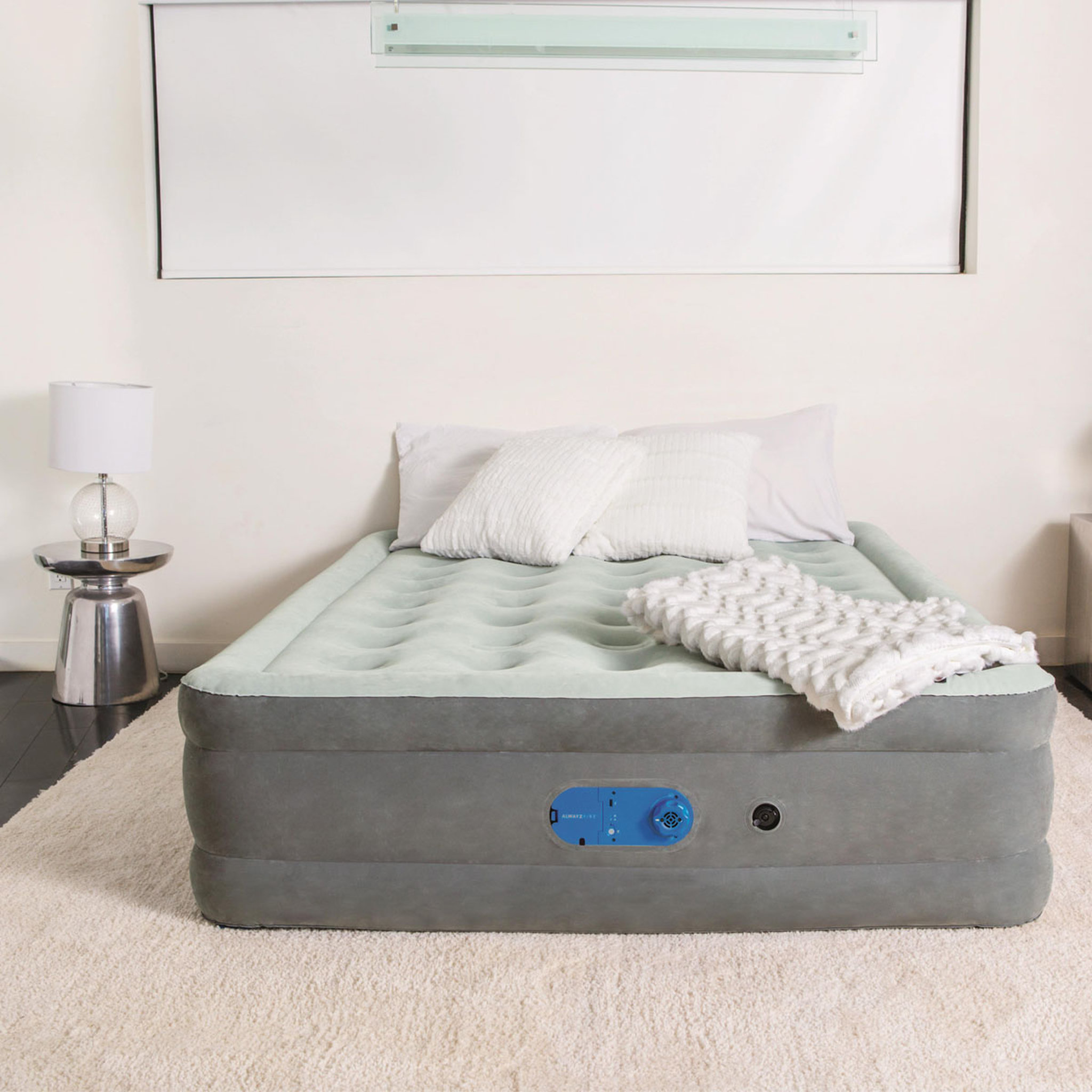 Voir la diapositive 4 : BESTWAY Matelas gonflable de camping - 2 personnes - 203x152x46cm  - ALWAYZAIRE™