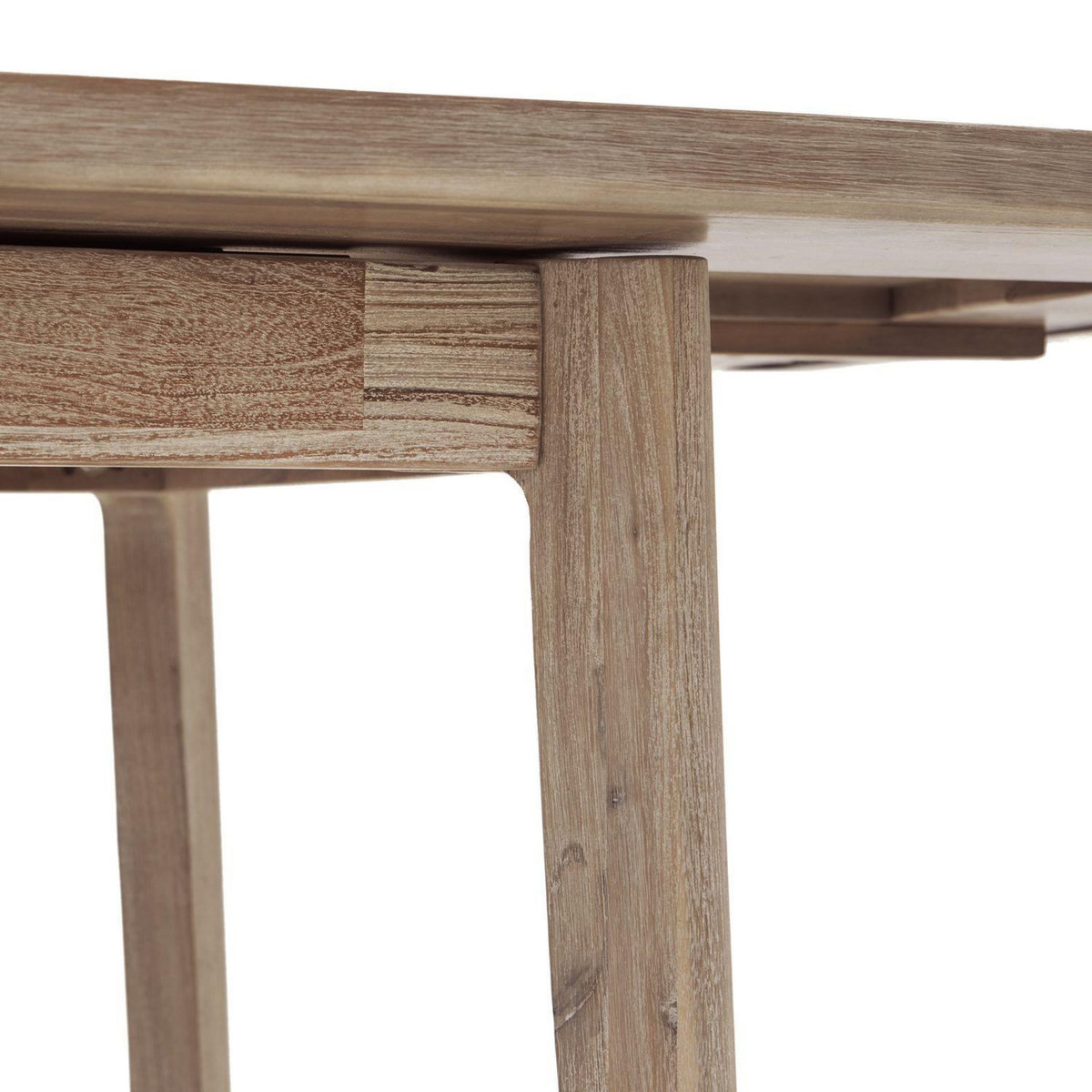 Atmosphera Kids Table à manger extensible Banila en bois pour 6 à 10 personnes - Marron