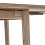 Voir la diapositive 5 : Atmosphera Kids Table à manger extensible Banila en bois pour 6 à 10 personnes - Marron