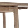 Voir la diapositive 5 : Atmosphera Kids Table à manger extensible Banila en bois pour 6 à 10 personnes - Marron