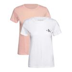 CALVIN KLEIN JEANS T shirts Blanc/ Femme Calvin Klein Jeans Slim. Coloris disponibles : Rose