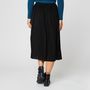 Voir la diapositive 2 : INEXTENSO Jupe plissée noire femme