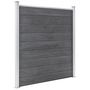 Voir la diapositive 4 : VIDAXL Cloture de jardin WPC 699x186 cm Gris