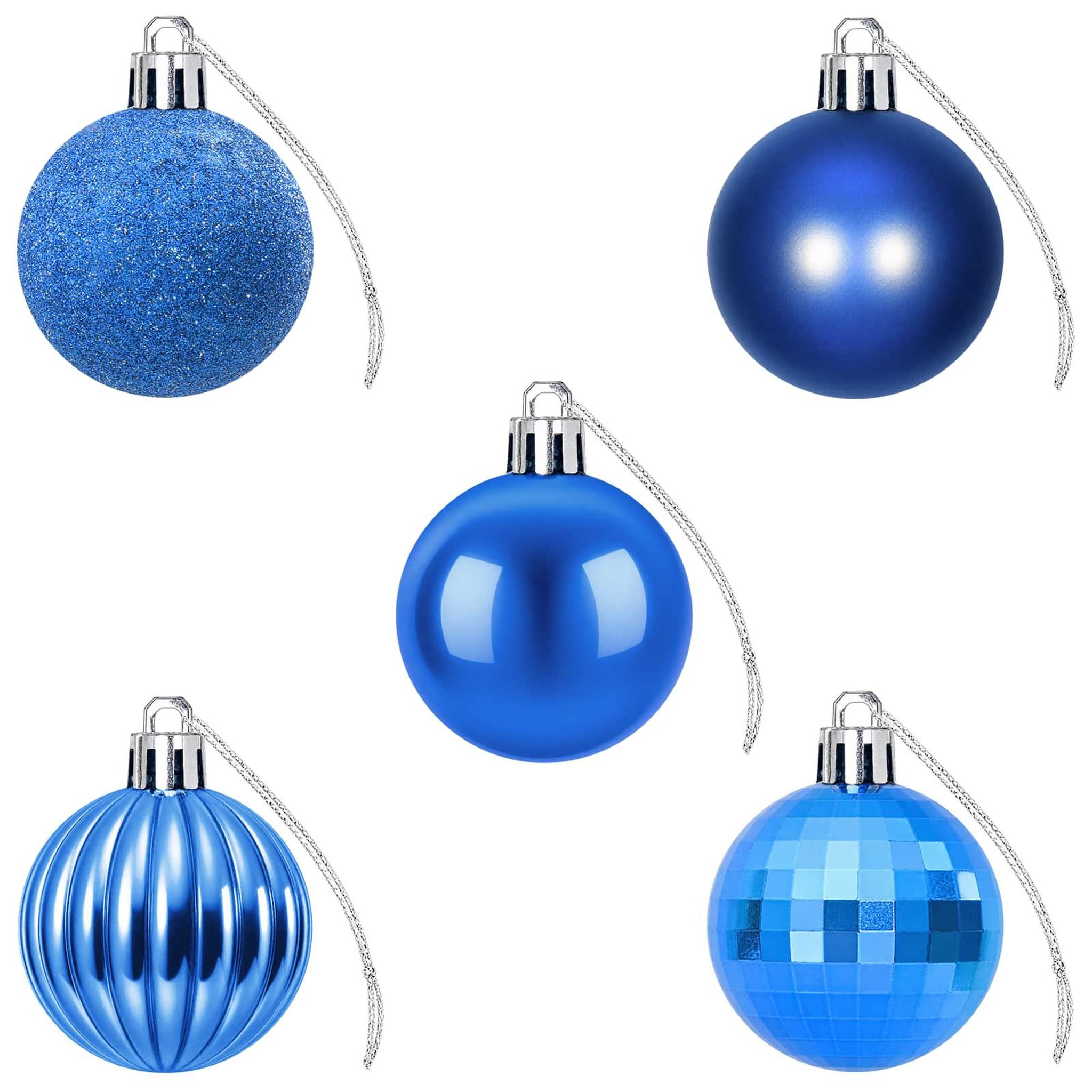 Voir la diapositive 5 : VIDAXL Ensemble de boules de Noël 100 pc Bleu 4 cm Polystyrene