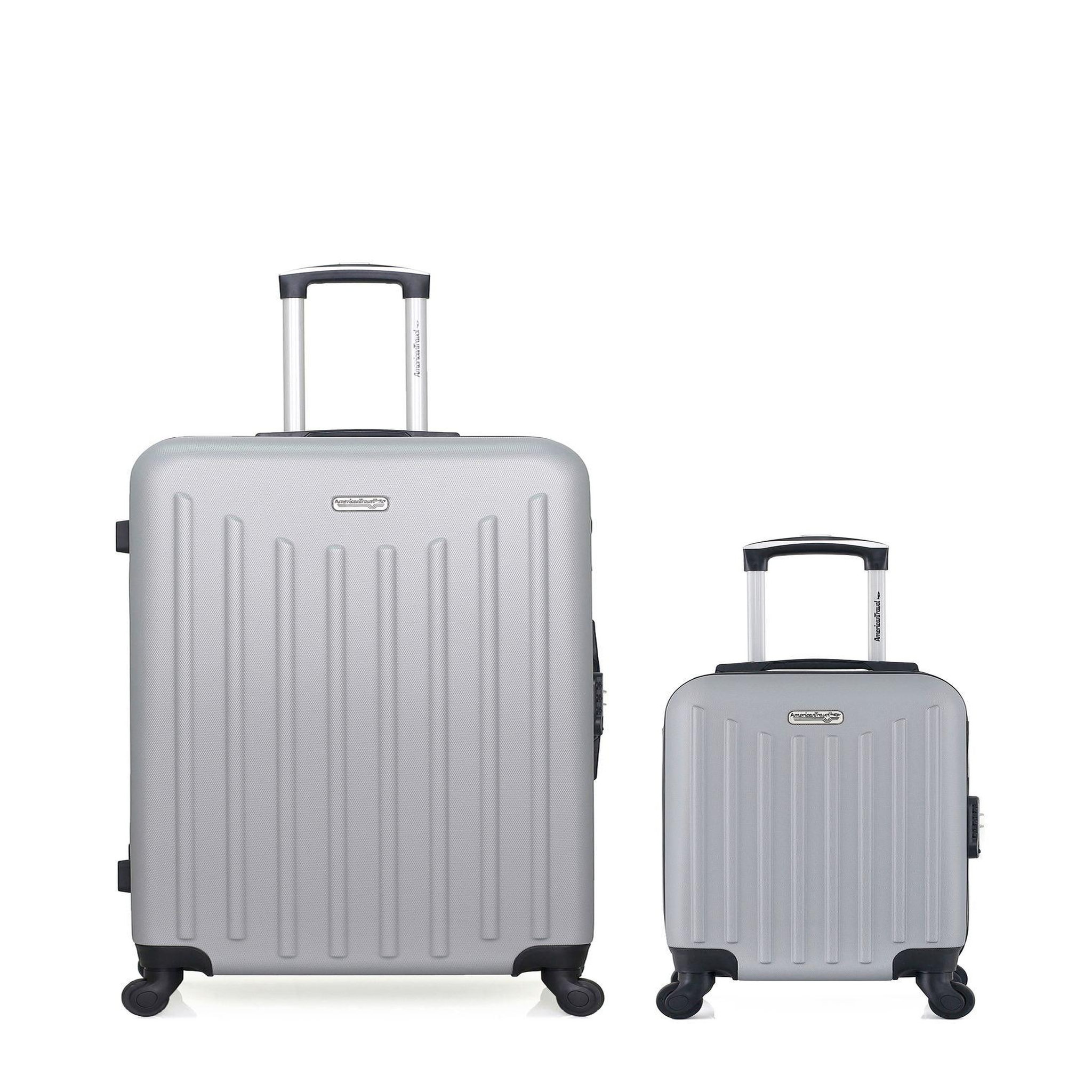 AMERICAN TRAVEL AMERICAN TRAVEL - LOT DE 2 - Valise Grand Format et Valise Cabine XXS BROOKLYN
