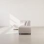 Voir la diapositive 6 : LISA DESIGN Curtis - canapé d'angle gauche 4 places sans accoudoir en tissu texturé