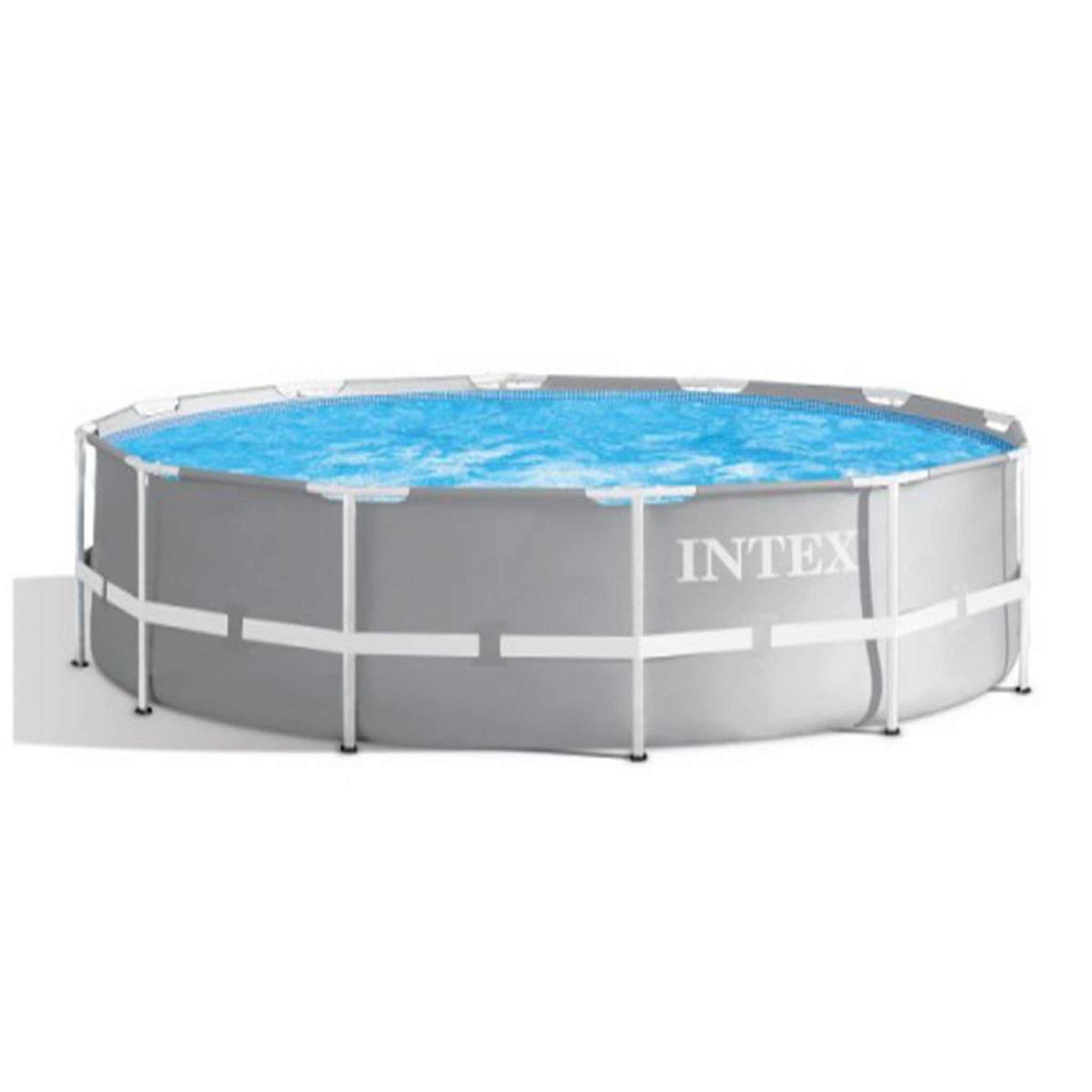 Voir la diapositive 2 : INTEX Piscine tubulaire prism frame ronde 3,66 x 0,76 m - intex