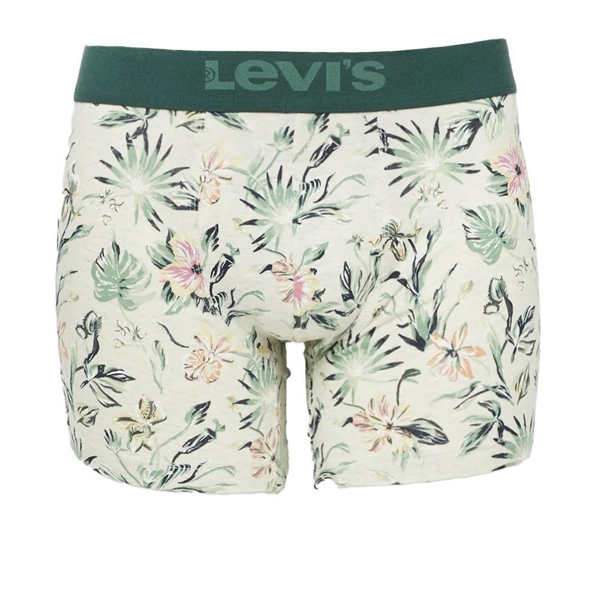 Voir la diapositive 4 : Levi's 2x Boxers Gris/Vert Homme Levi's Flower
