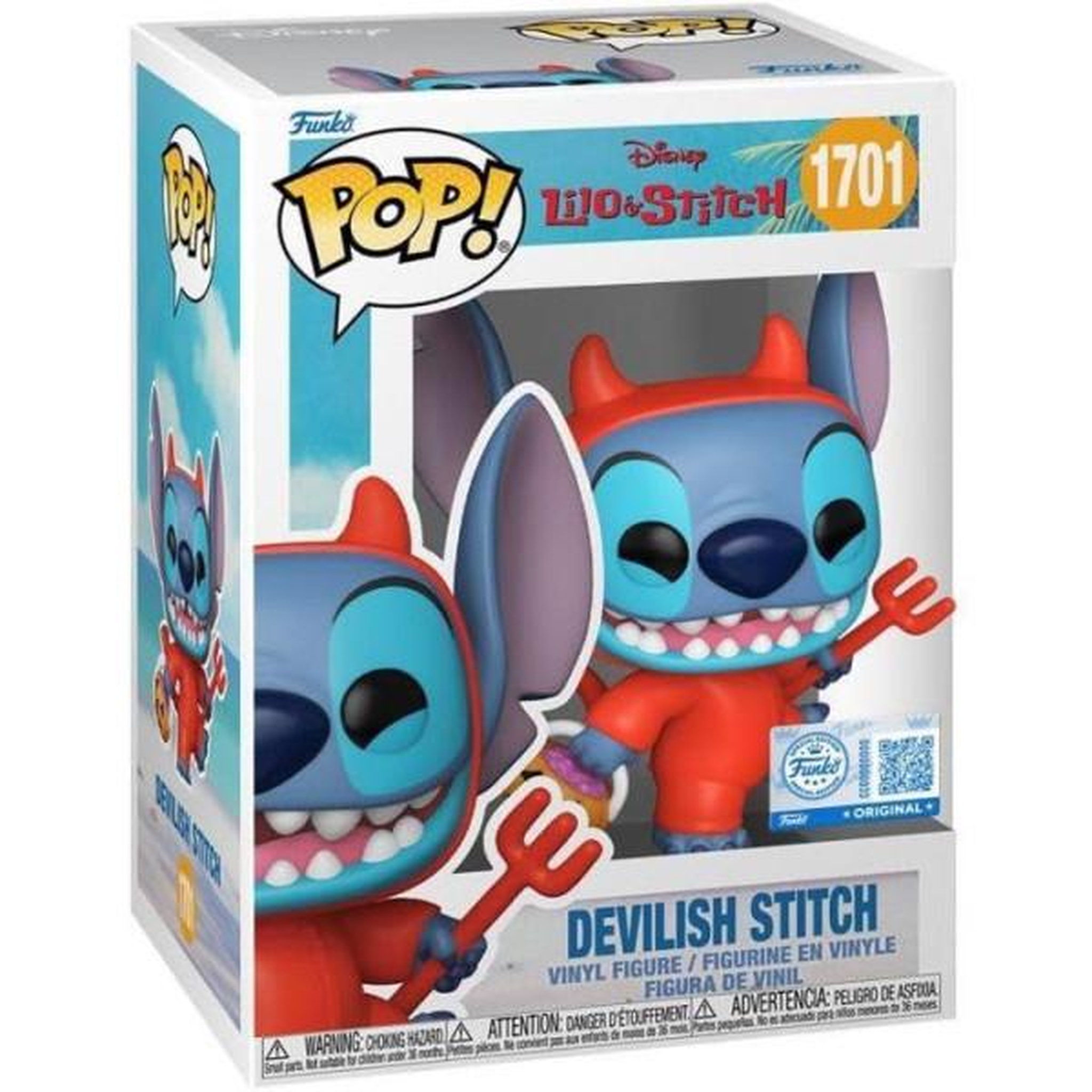 Voir la diapositive 3 : Funko Figurine Funko Pop! - Disney - Stitch en Diable n°1701 Chase