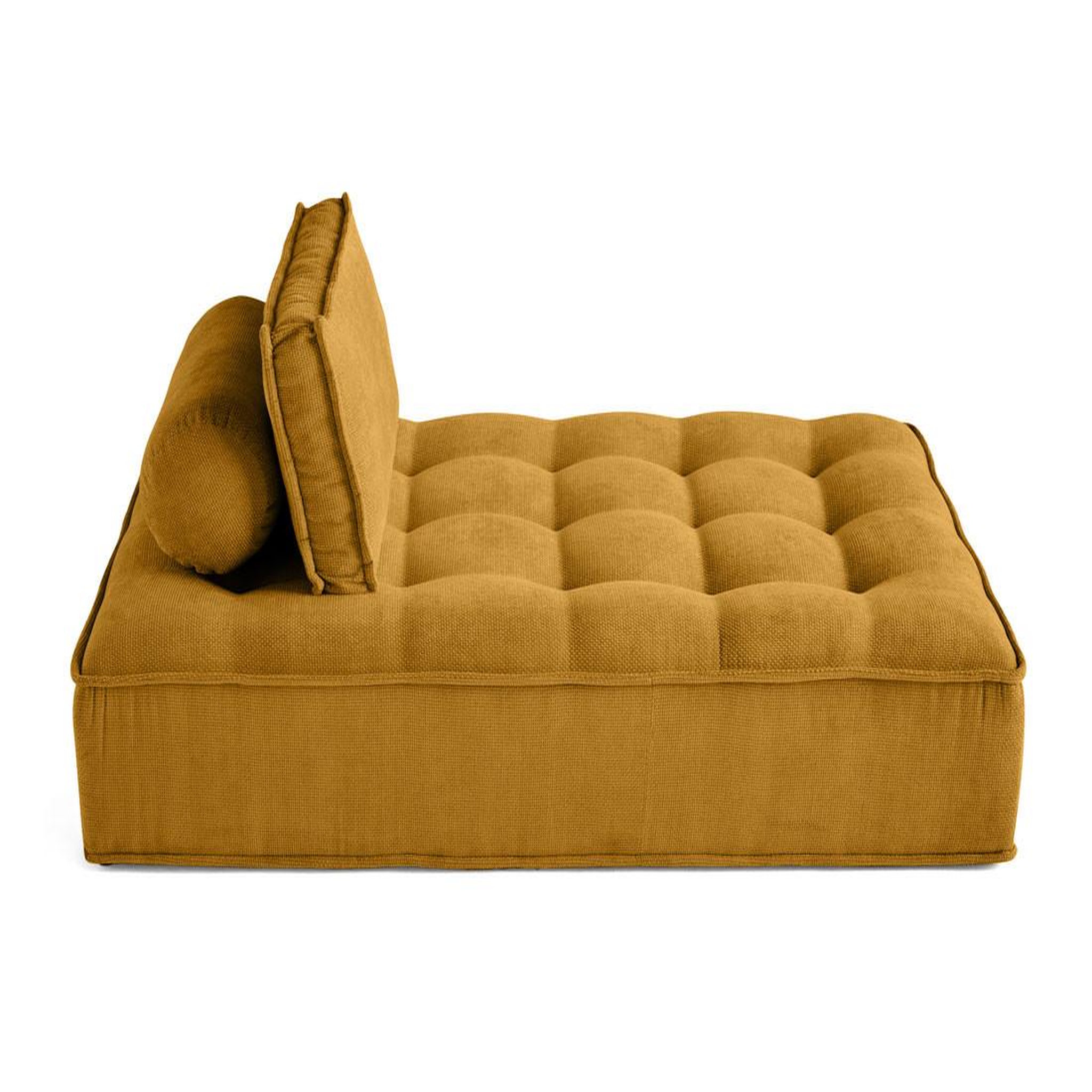 Voir la diapositive 4 : BEST MOBILIER Marisol - module d'assise méridienne - velours texturé