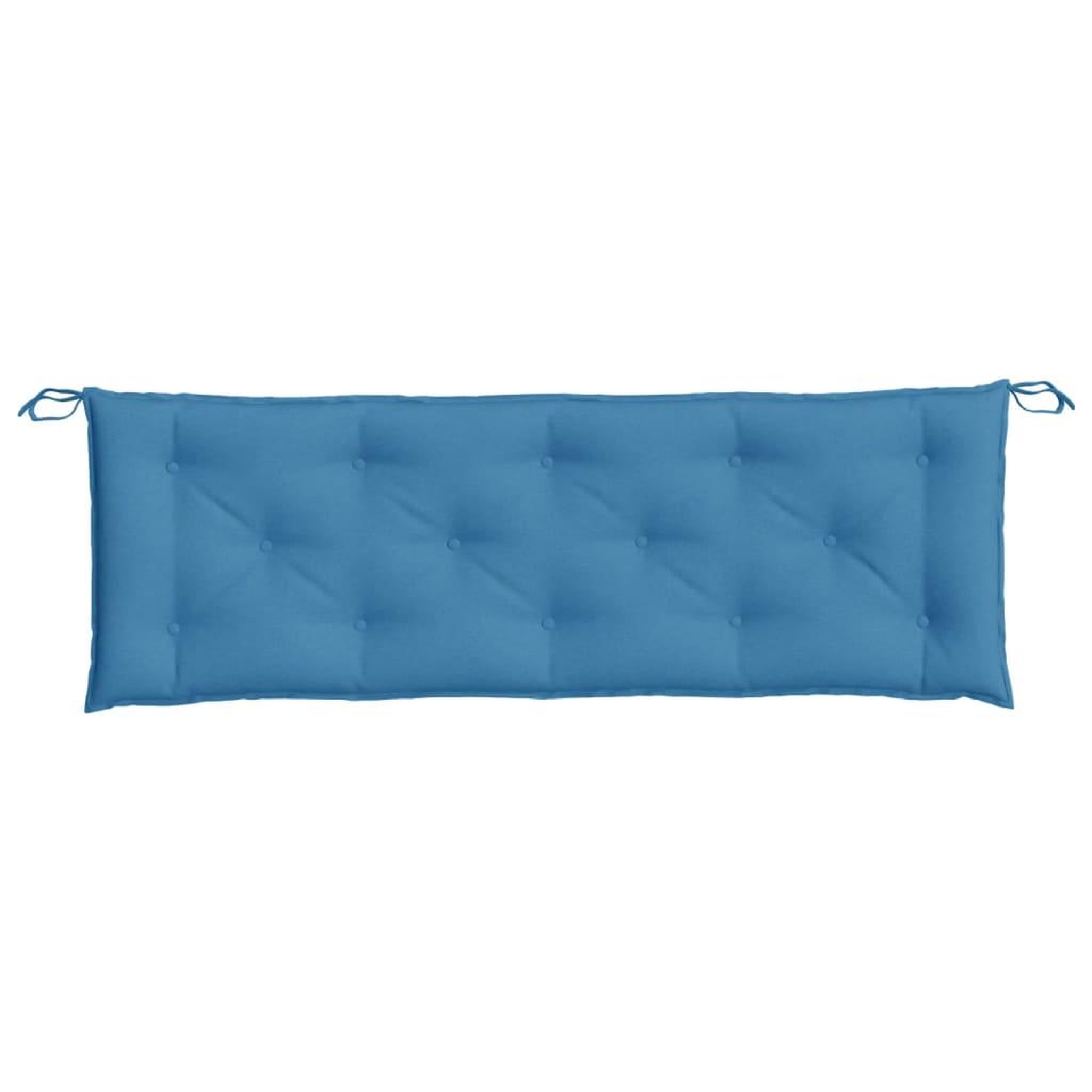 Voir la diapositive 4 : VIDAXL Coussin de banc de jardin bleu melange 150x50x7 cm tissu