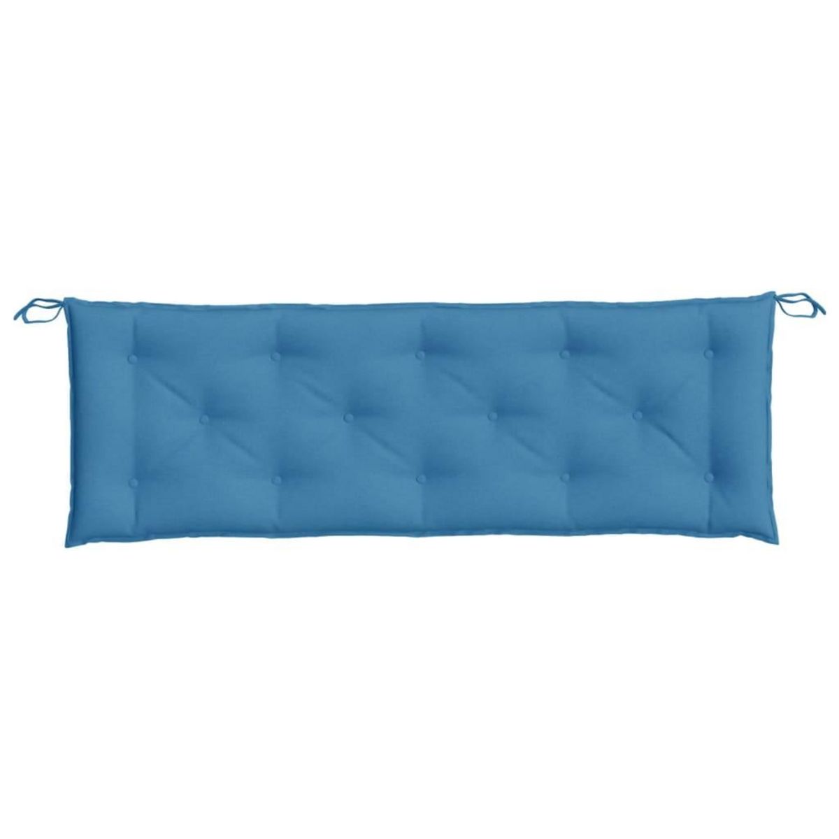 VIDAXL Coussin de banc de jardin bleu melange 150x50x7 cm tissu