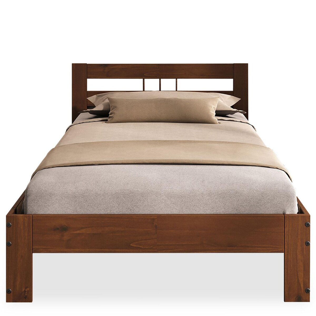 IDIMEX Lit en pin THEO, 3 tailles et 3 coloris disponibles