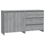 Voir la diapositive 2 : VIDAXL Buffets 2 pcs Sonoma gris Bois d'ingenierie