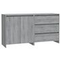 Voir la diapositive 2 : VIDAXL Buffets 2 pcs Sonoma gris Bois d'ingenierie