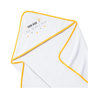 Voir la diapositive 3 : Babycalin Cape de bain bébé 70x70cm Message Bébé 