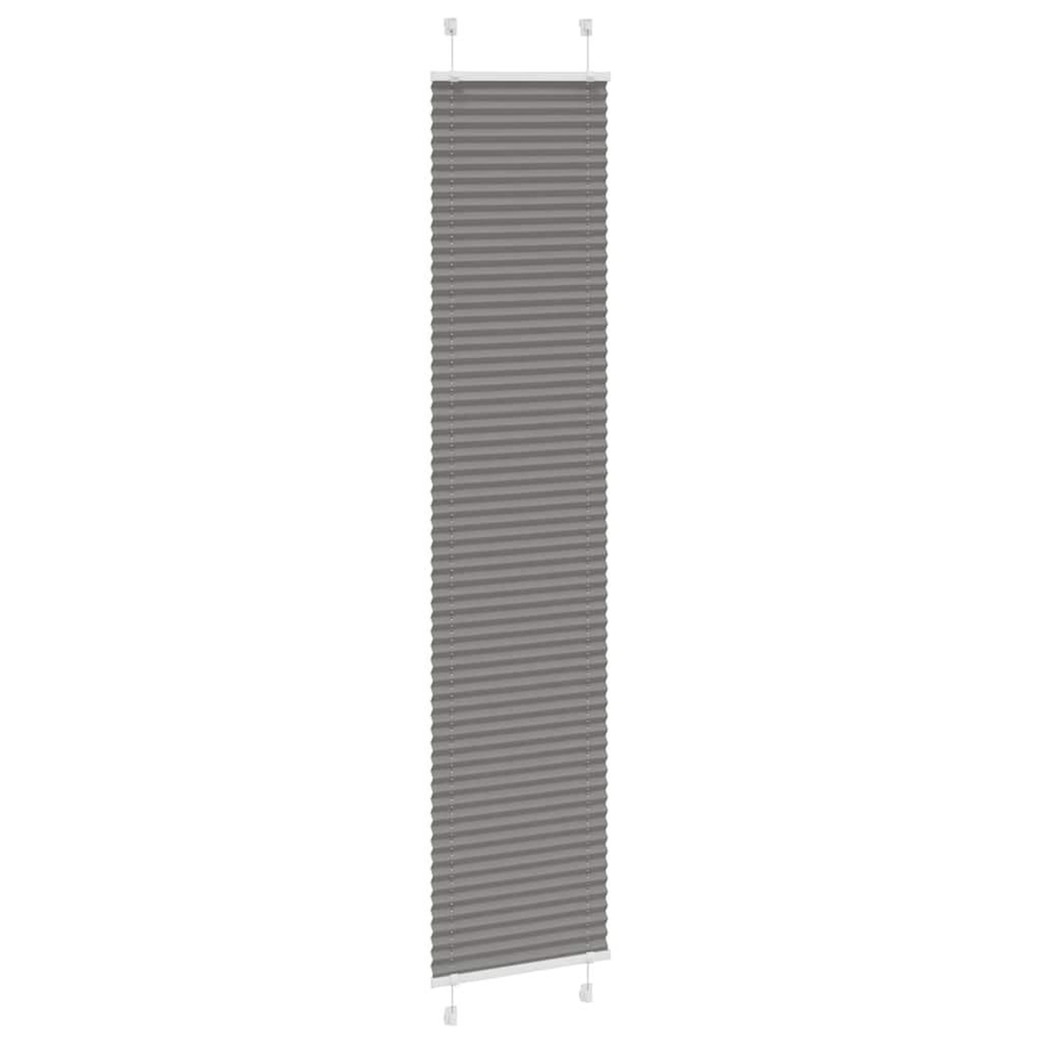 Voir la diapositive 3 : VIDAXL Store plisse anthracite 40x200 cm largeur du tissu 39,4 cm
