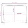 Voir la diapositive 6 : VIDAXL Voile de parasol tissu oxford rectangulaire 2,5x4,5 m taupe