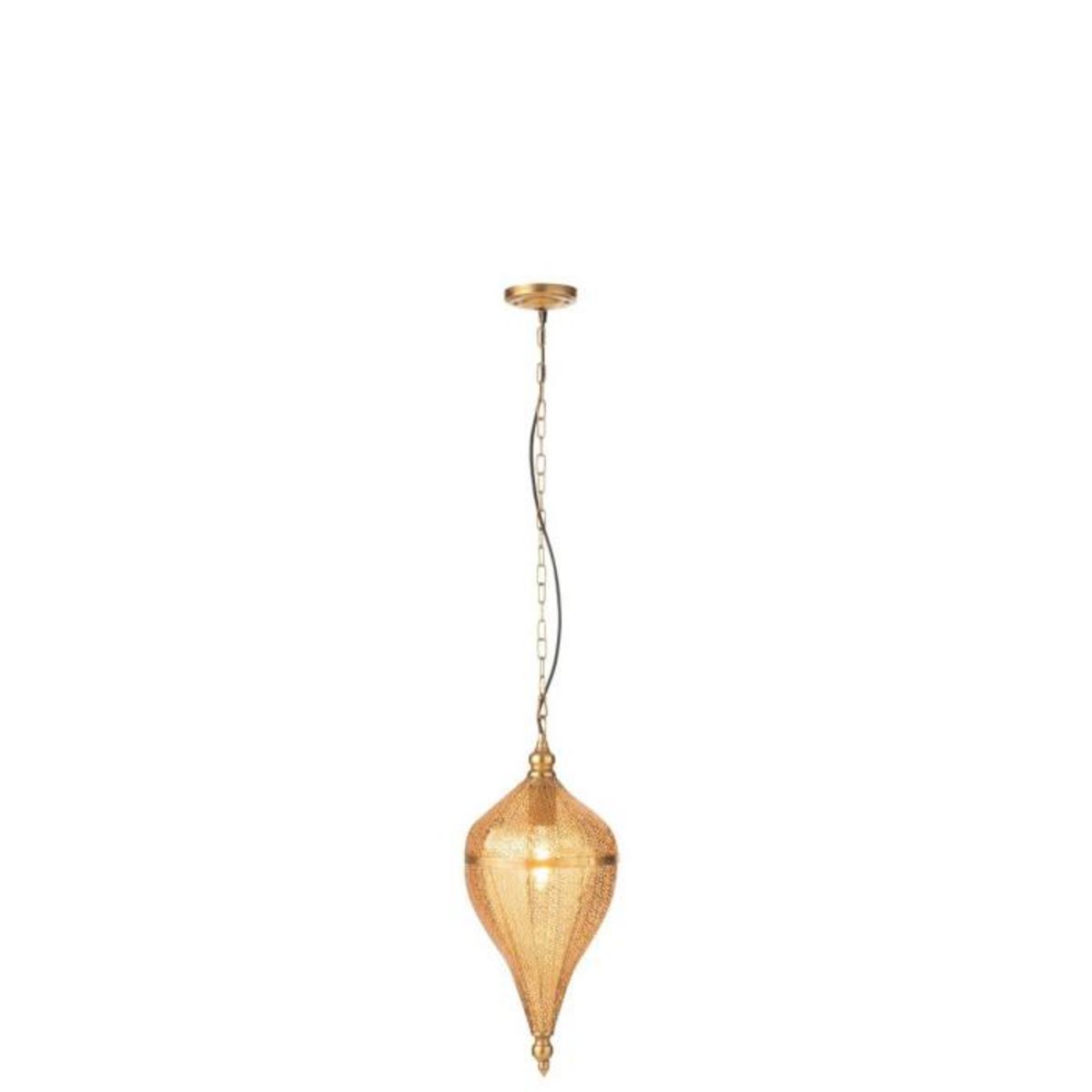 Paris Prix Lampe Suspension en Métal  Goutte  53cm Or