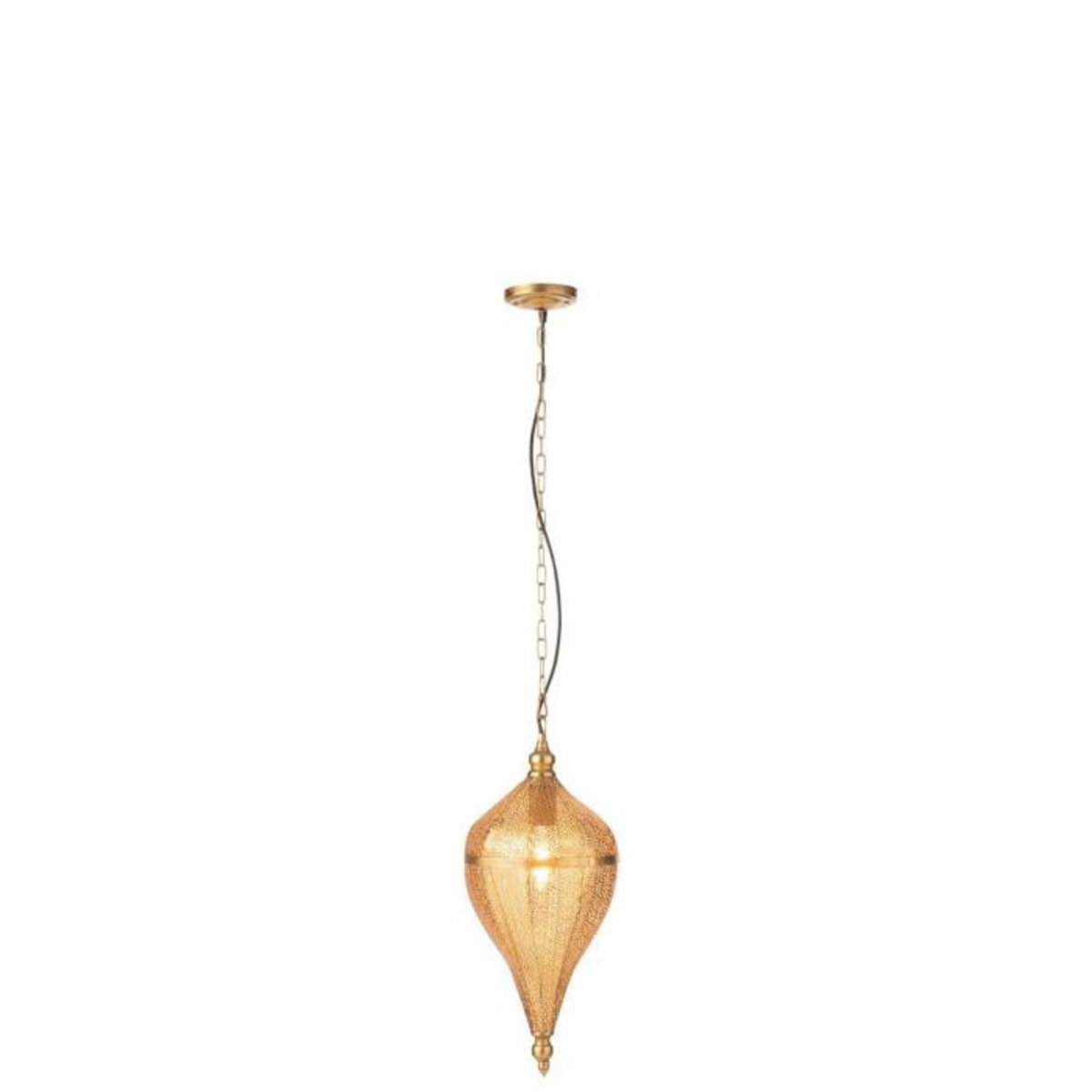 Paris Prix Lampe Suspension en Métal  Goutte  53cm Or