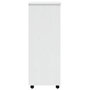 Voir la diapositive 5 : VIDAXL Armoire roulante avec tiroirs MOSS blanc bois de pin solide
