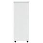 Voir la diapositive 5 : VIDAXL Armoire roulante avec tiroirs MOSS blanc bois de pin solide