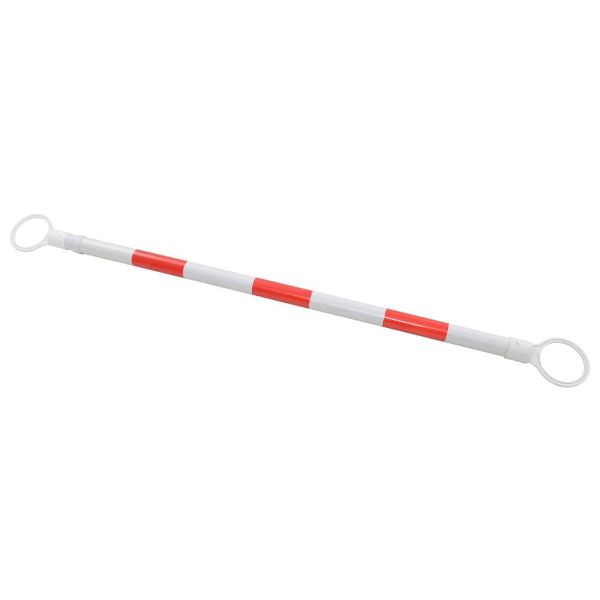 Voir la diapositive 2 : VIDAXL Barre retractable pour cones 2 pcs Plastique 116-197 cm