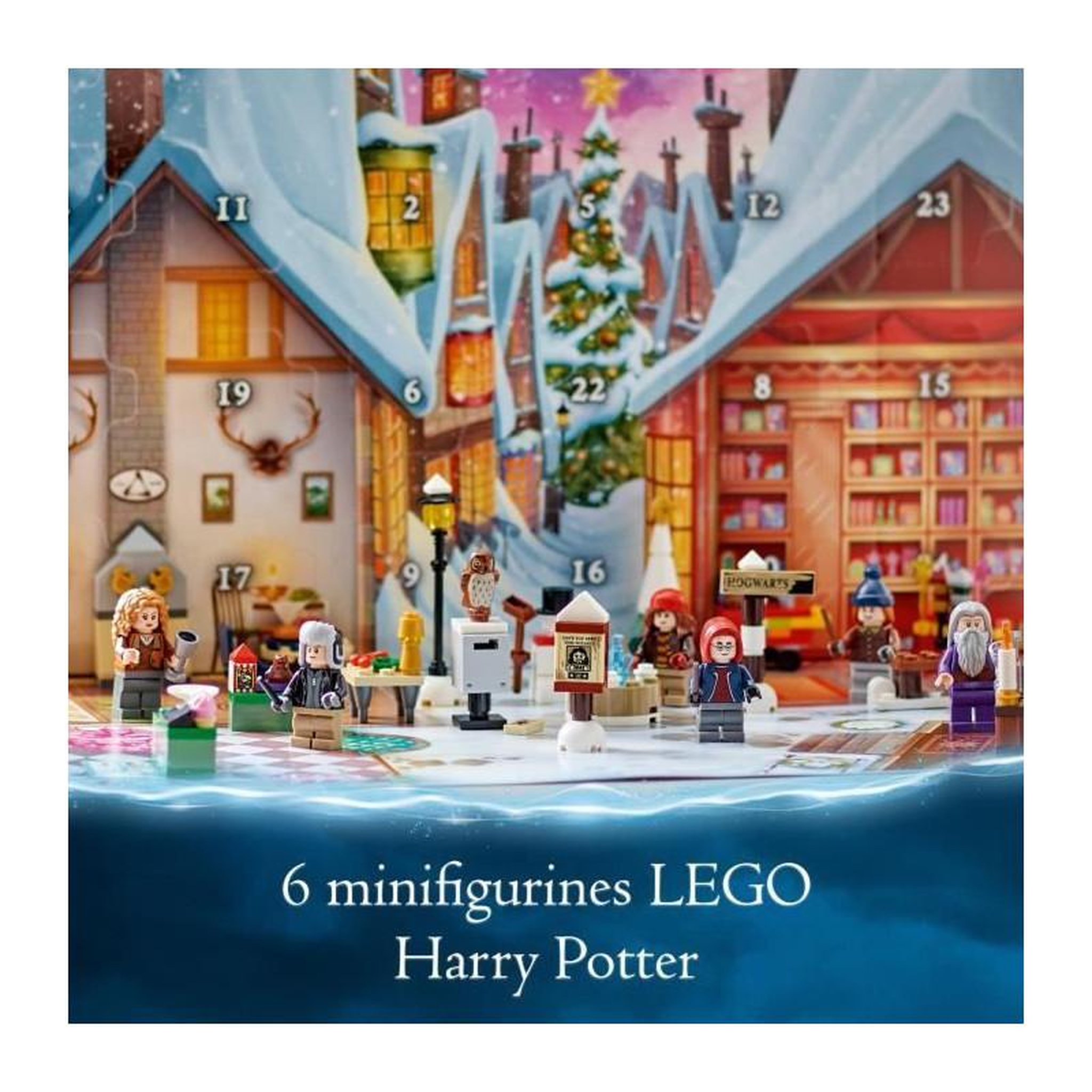 Voir la diapositive 3 : LEGO LEGO Harry Potter 76418 Le Calendrier de l'Avent 2023, avec 24 Cadeaux dont 6 Minifigurines du Village de Pré-au-Lard, Cadeau N