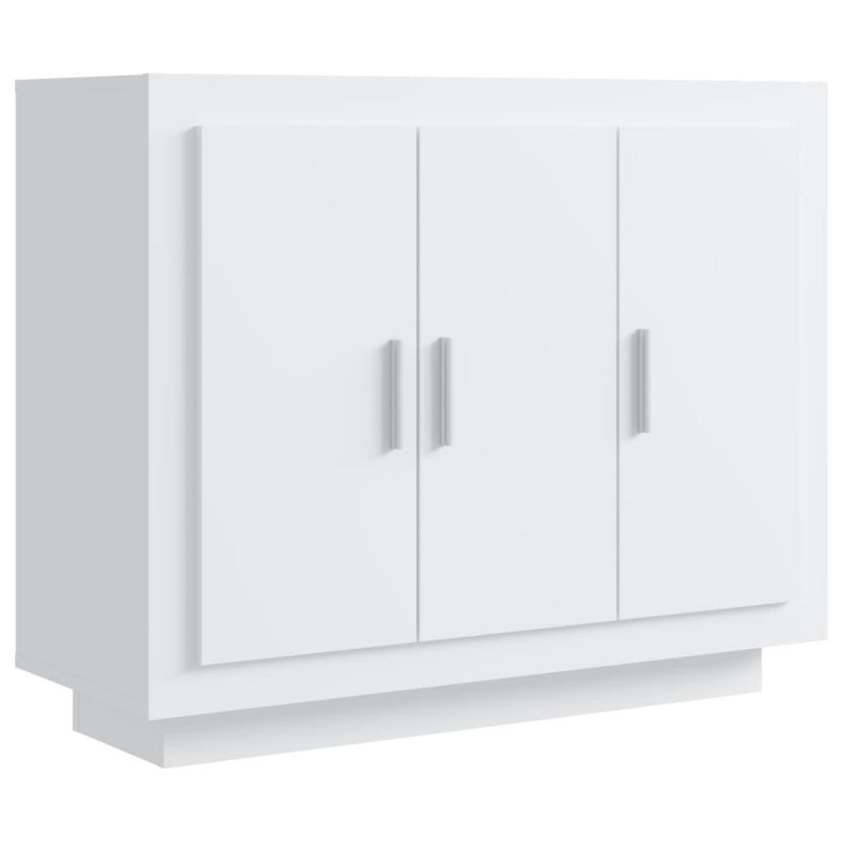 VIDAXL Buffet blanc 92x35x75 cm bois d'ingenierie