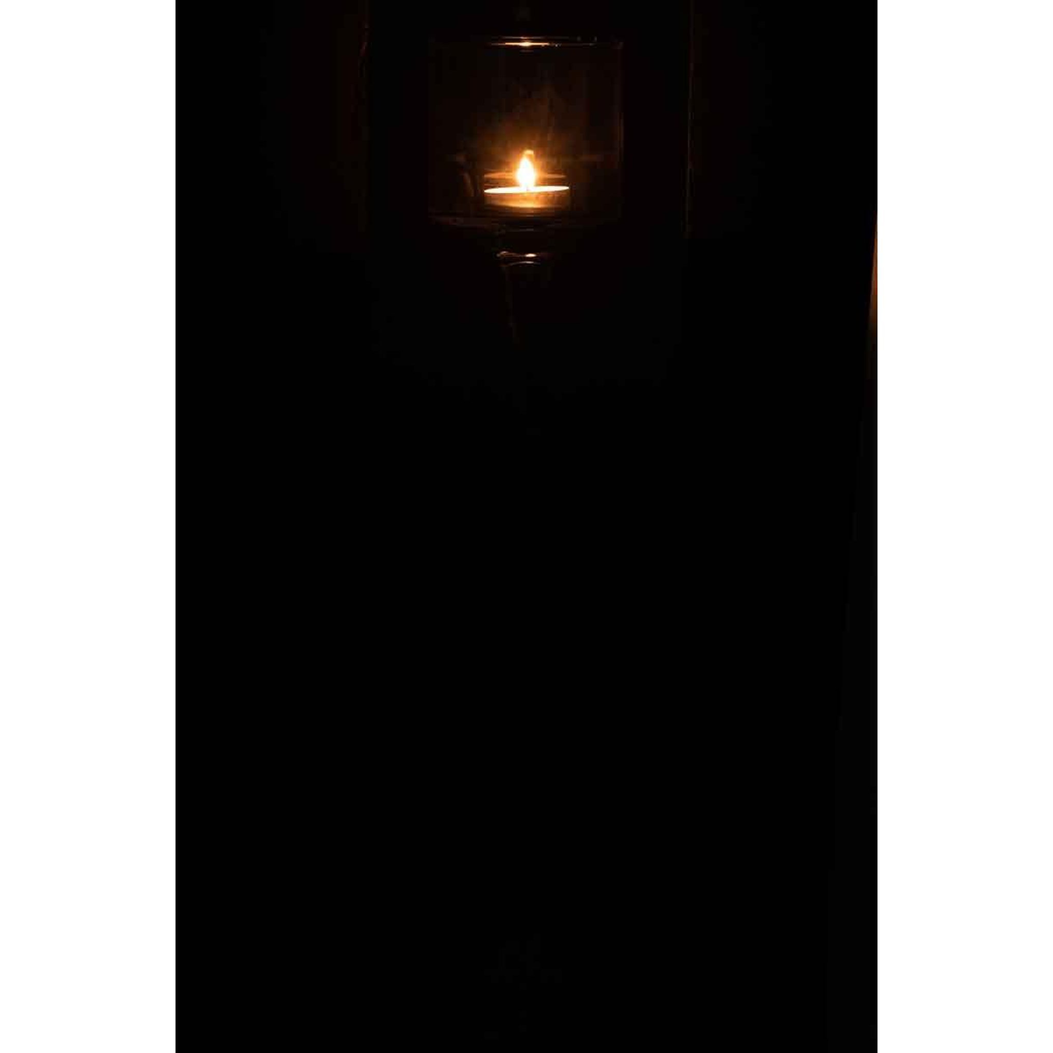 Voir la diapositive 3 : J-LINE Photophore sur pied  verre  42cm transparent