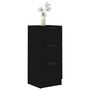 Voir la diapositive 4 : VIDAXL Buffet noir 30x30x70 cm bois d'ingenierie