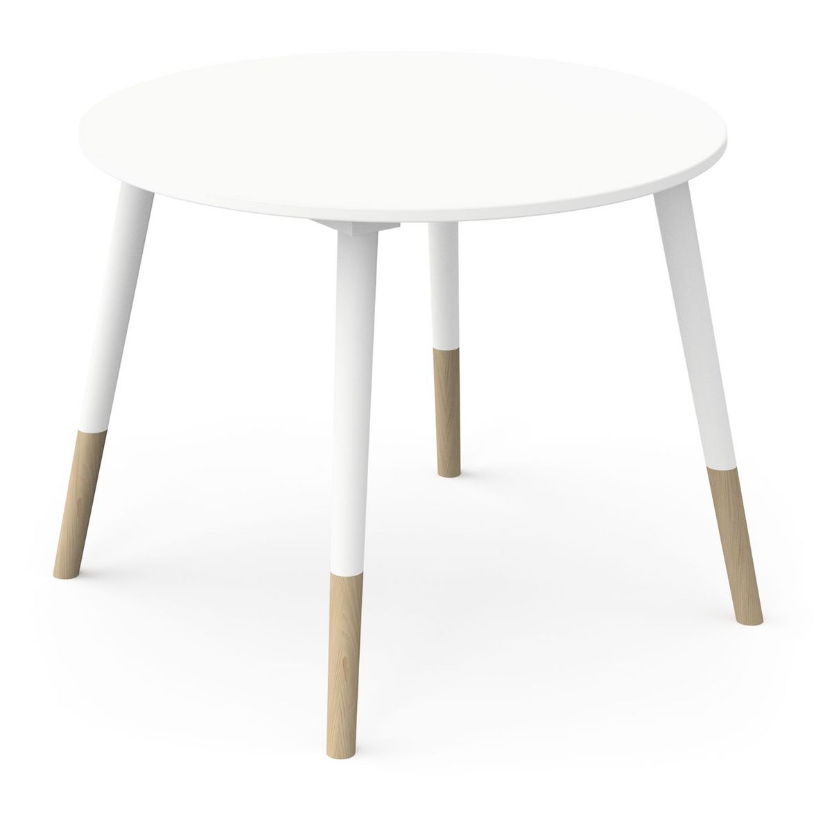 Set enfant 1 table 2 chaises blanc LINIA