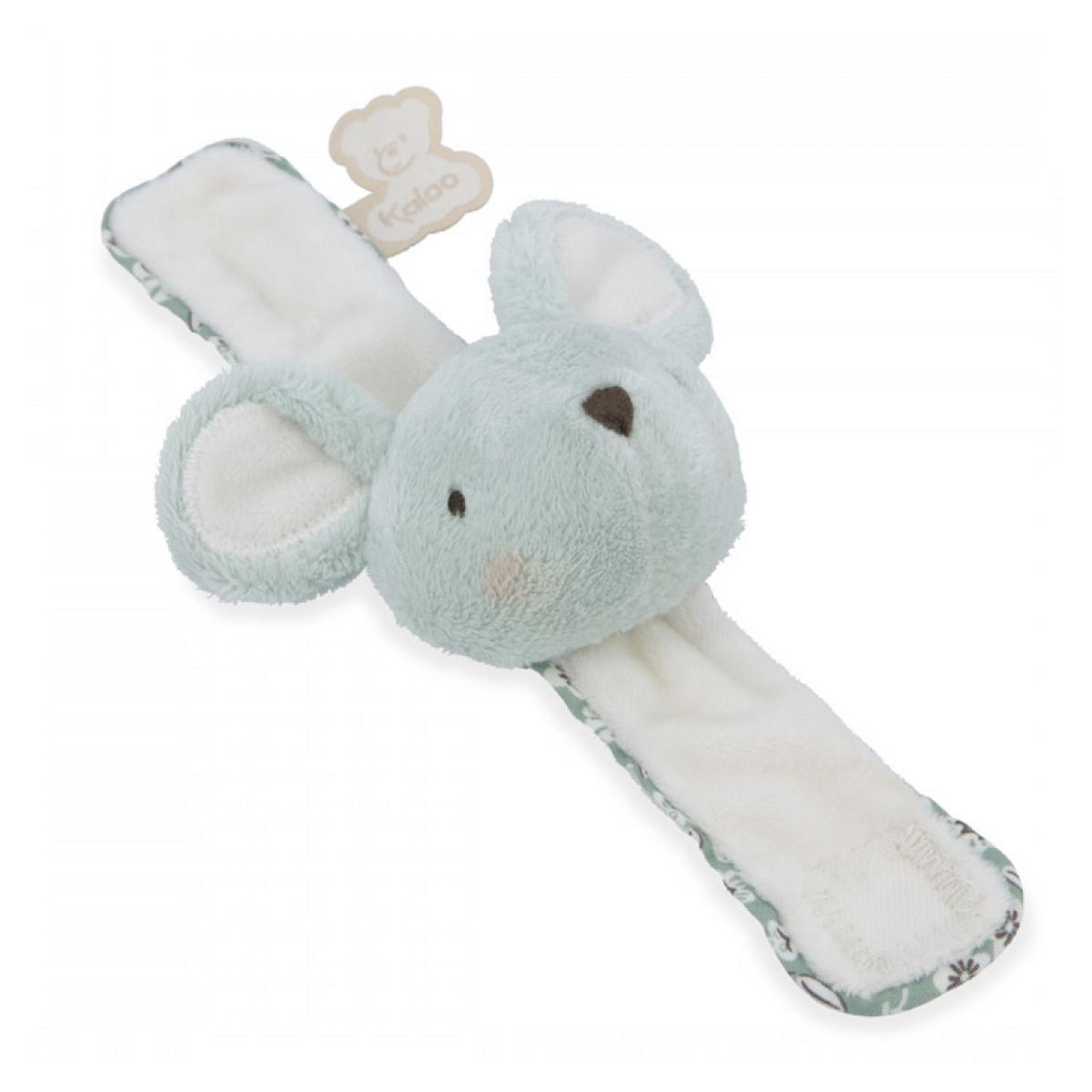 Voir la diapositive 3 : Kaloo Coffret chaussons et bracelet sonore souris -