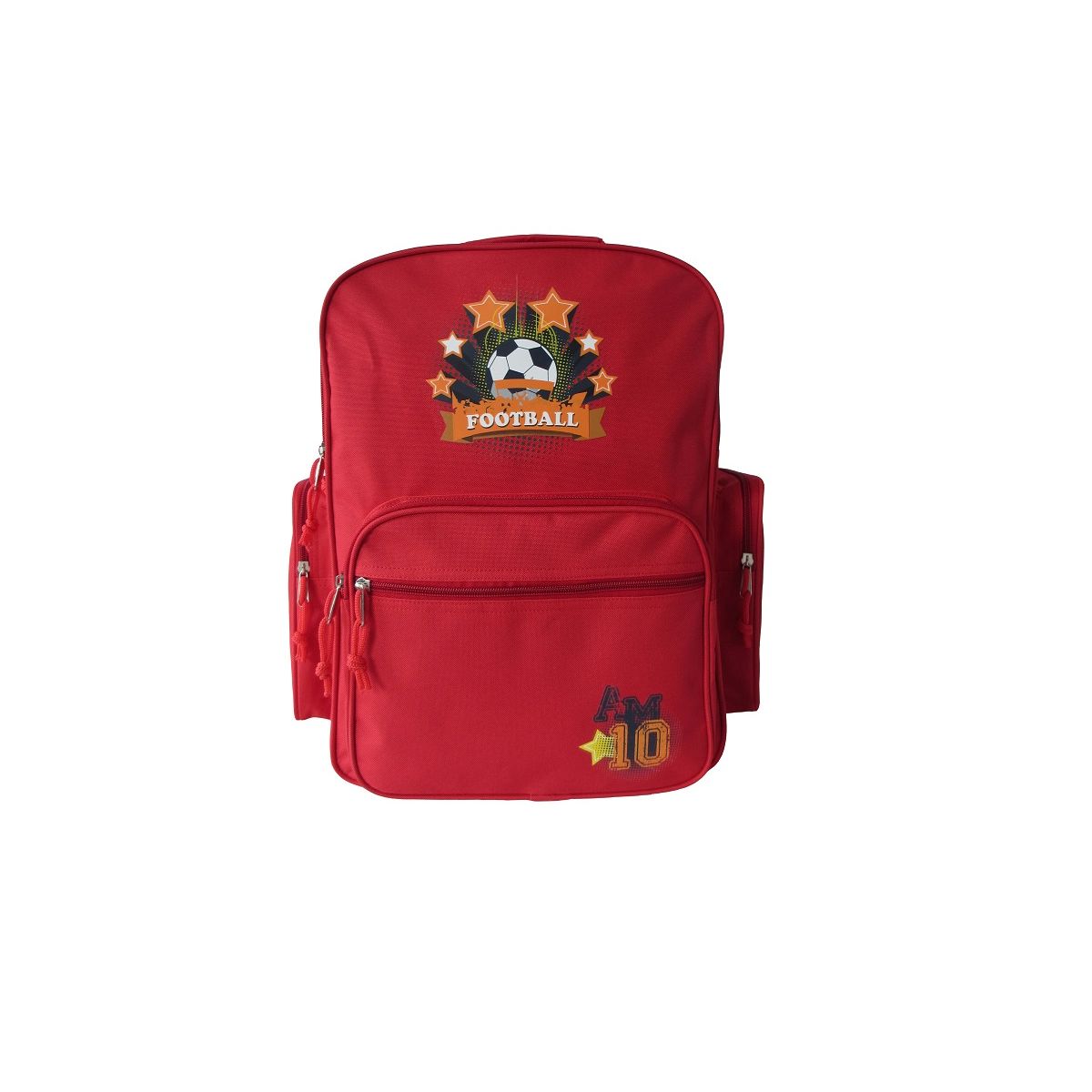 POUCE Sac à dos foot 2 compartiments rouge