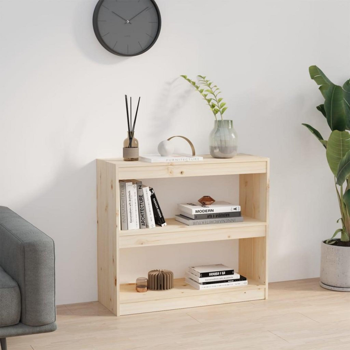 VIDAXL Bibliotheque/Separateur de piece 80x30x71,5 cm Bois de pin