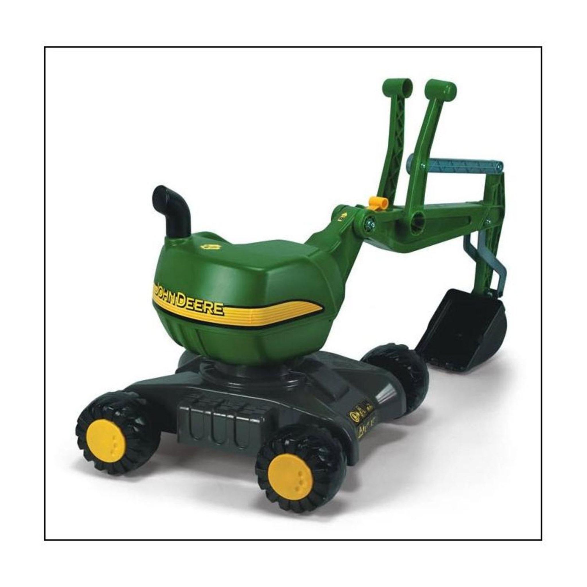 Voir la diapositive 4 : ROLLY TOYS Pelleteuse excavatrice John Deere.