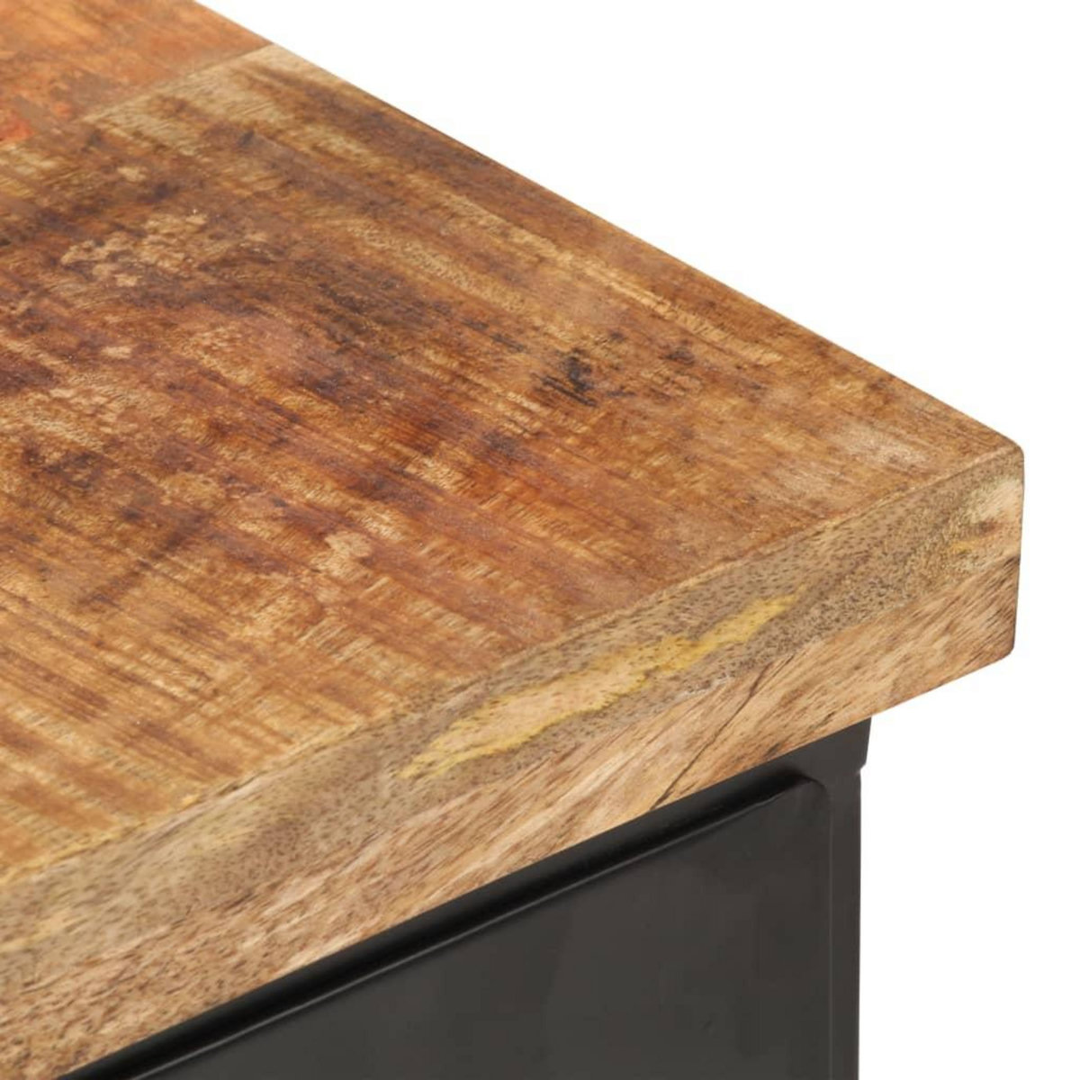 VIDAXL Table de chevet 40x30x52 cm Bois de manguier brut