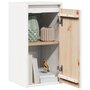 Voir la diapositive 3 : VIDAXL Armoire murale Blanc 30x30x60 cm Bois de pin massif