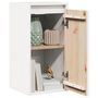 Voir la diapositive 3 : VIDAXL Armoire murale Blanc 30x30x60 cm Bois de pin massif