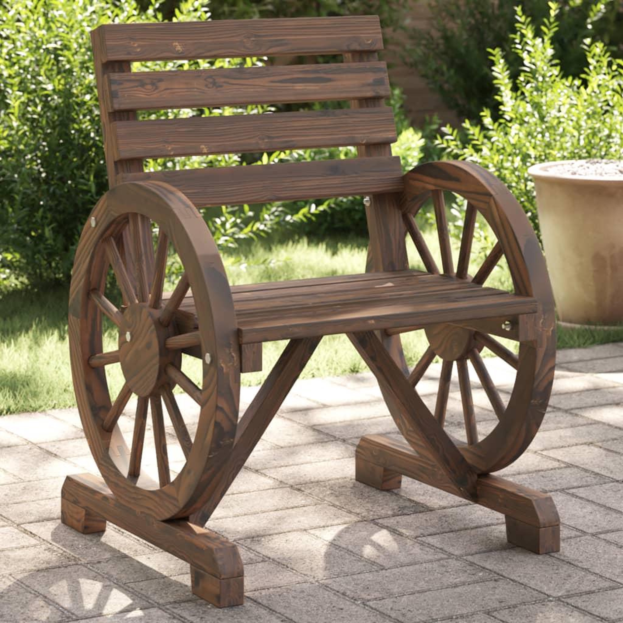 VIDAXL Chaises de jardin lot de 2 58x58x78,5 cm bois de sapin massif