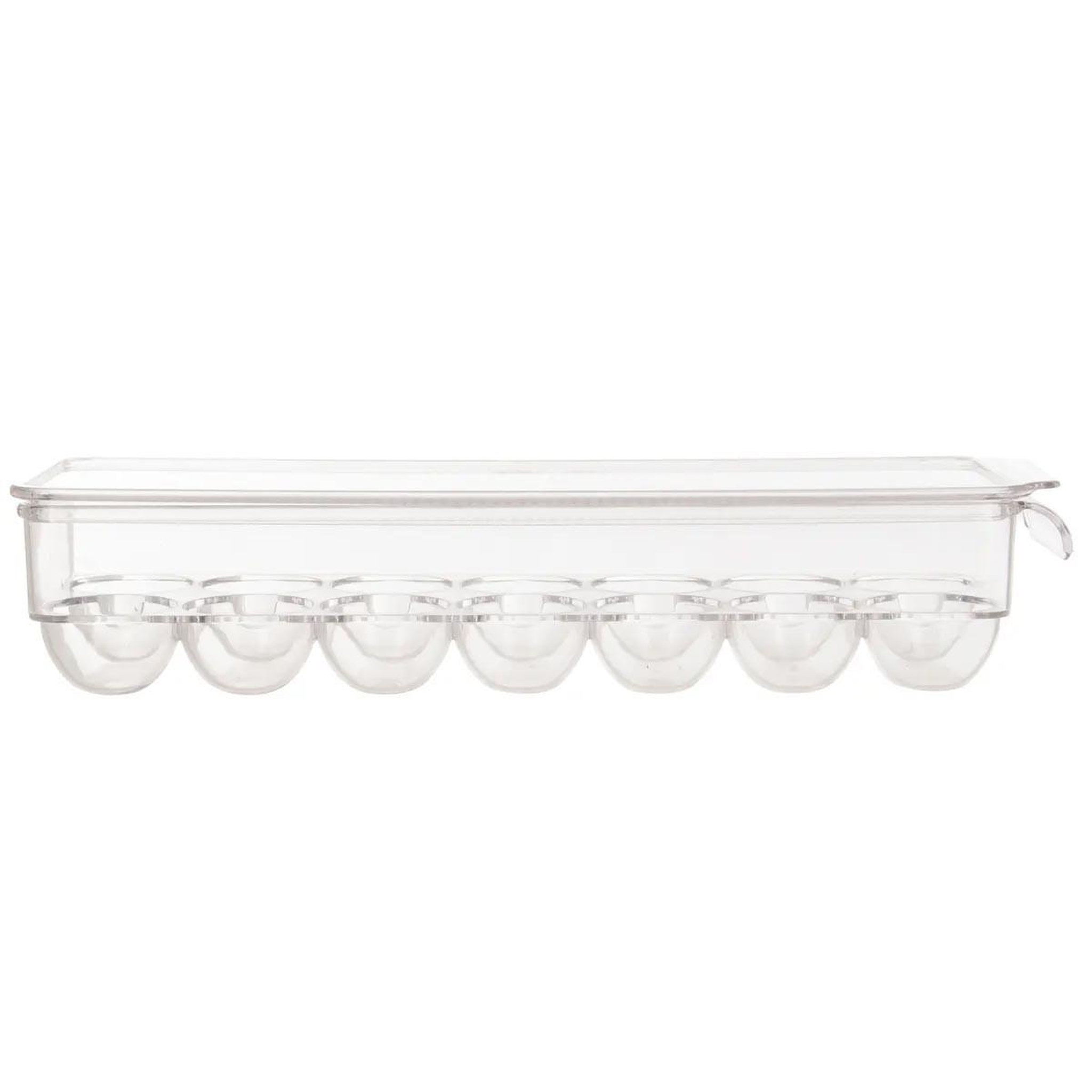 Voir la diapositive 2 : FIVE Bac de rangement frigo  14 oeufs  37cm transparent