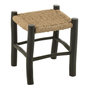 Voir la diapositive 1 : Paris Prix Tabouret en Teck  Weldon  45cm Naturel & Noir