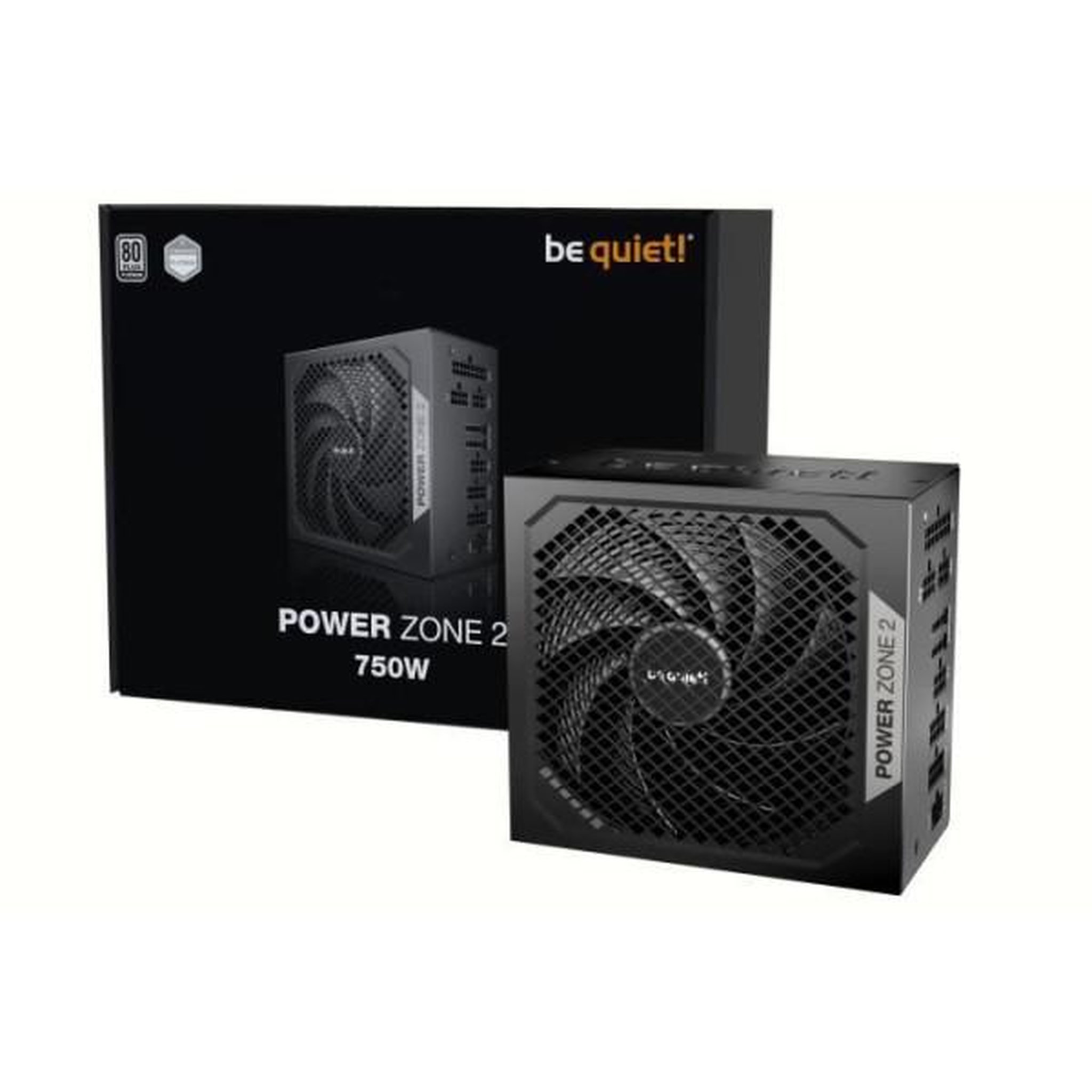 Voir la diapositive 4 : BE QUIET Alimentation pc - be quiet! - power zone 2 - 750 w - bp006eu - efficacité optimale
