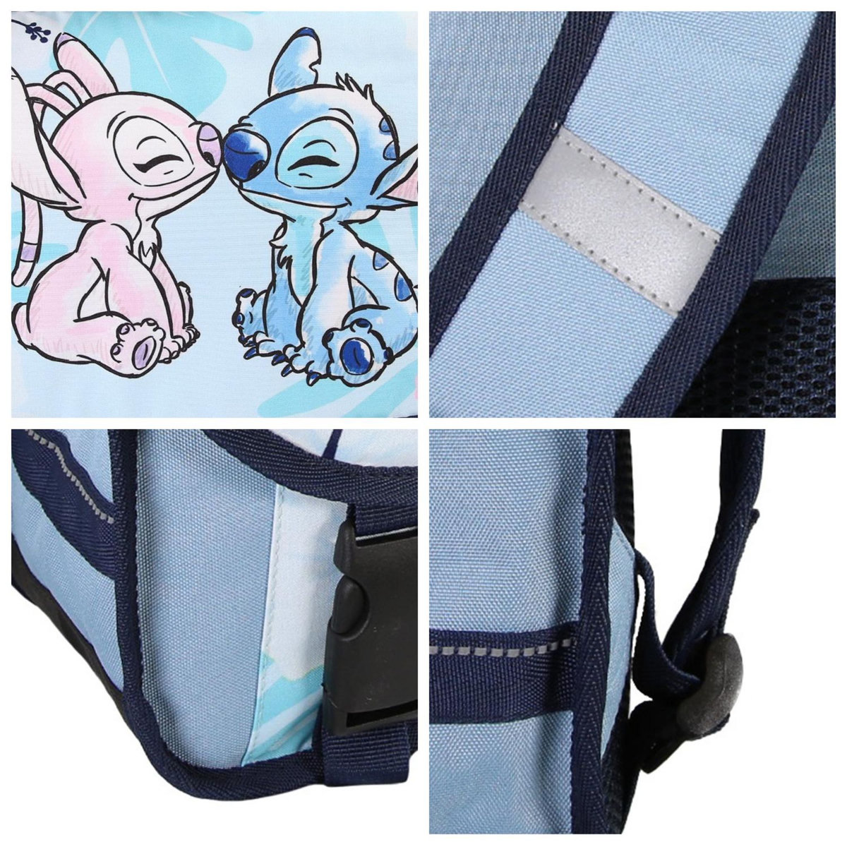 Bagtrotter Cartable Stitch 38 cm bleu 2 compartiments école primaire – bagtrotter