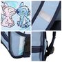 Voir la diapositive 5 : Bagtrotter Cartable Stitch 38 cm bleu 2 compartiments école primaire – bagtrotter