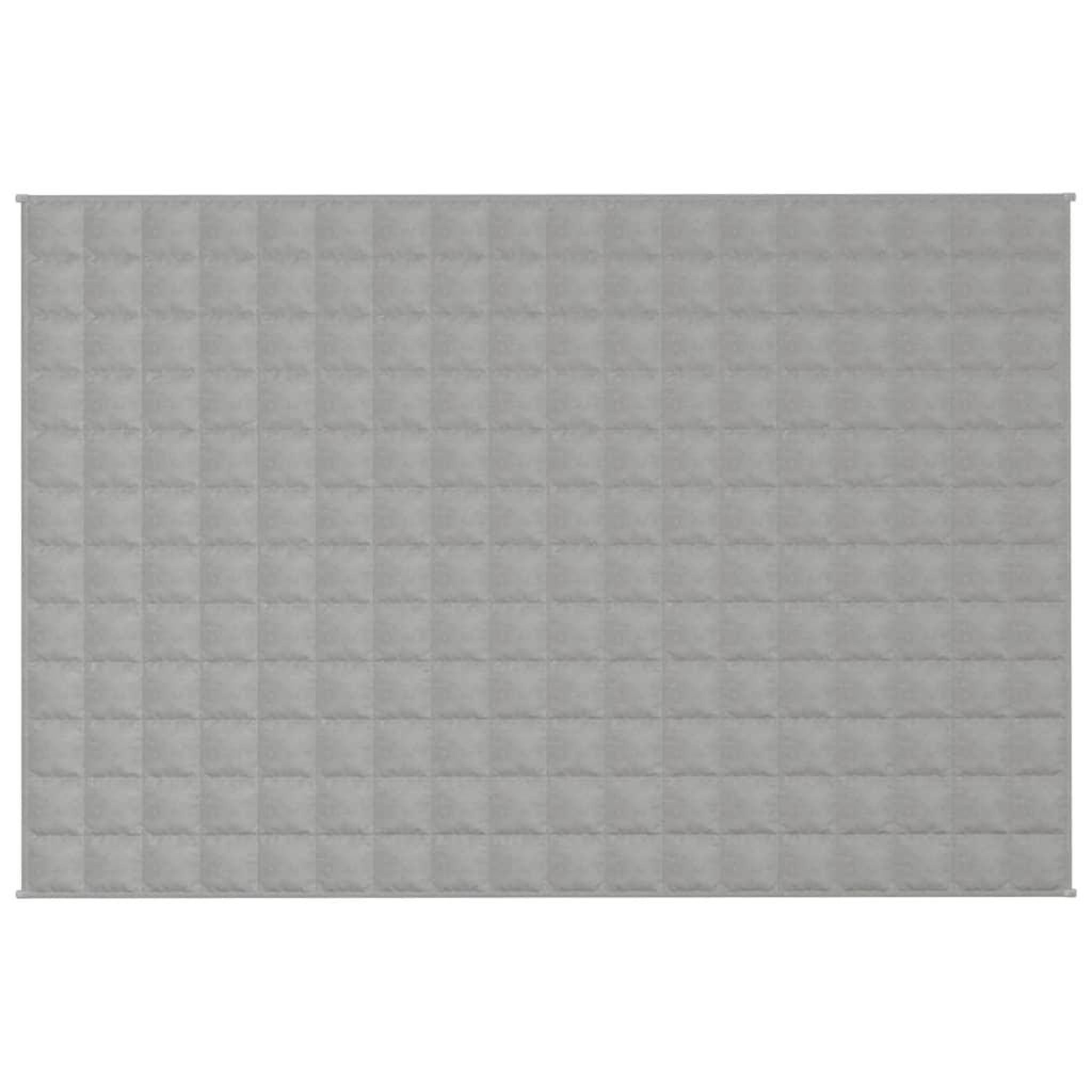 Voir la diapositive 3 : VIDAXL Couverture lestee Gris 122x183 cm 5 kg Tissu