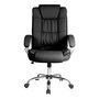 Voir la diapositive 2 : VS VENTA-STOCK Chaise de Bureau Karen Elevable et Fauteuil inclinable en Simili Cuir Noir