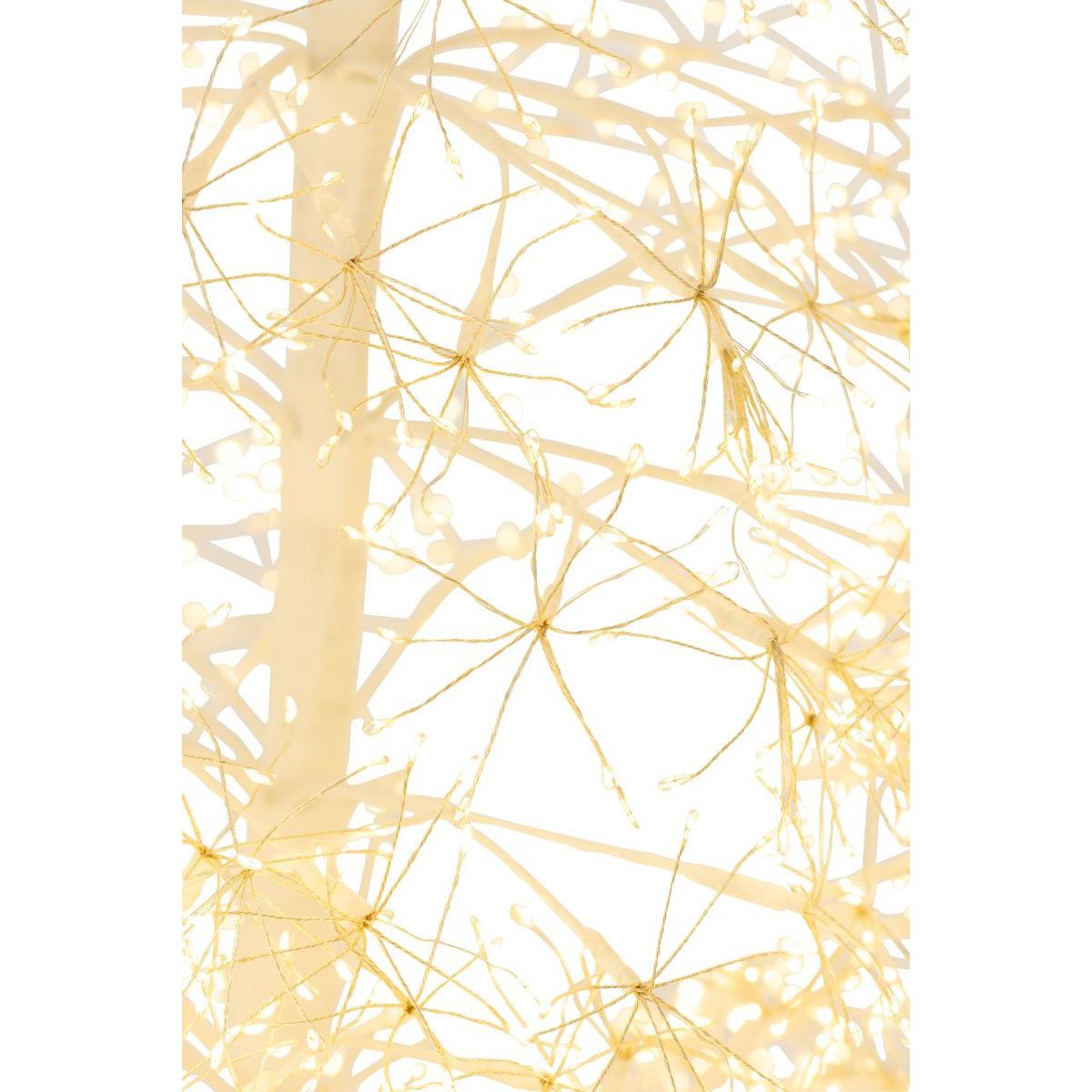 Voir la diapositive 3 : J-LINE Sapin à led en métal  grady  180cm blanc